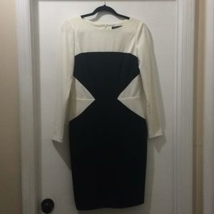 NWOT Ralph Lauren hourglass illusion dress